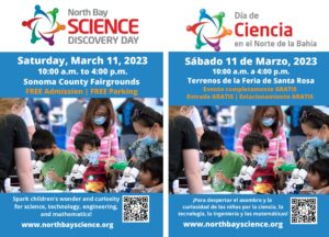 North Bay Science Discovery Day Flier - English and Spanish